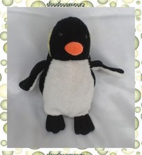 Doudou Peluche Pingouin Noir