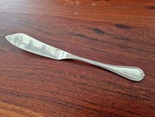 Christofle Couteau à poissons modèle Rubans croisés en métal argenté