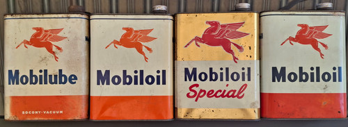 Ancien bidon huile - bidon, mobiloil