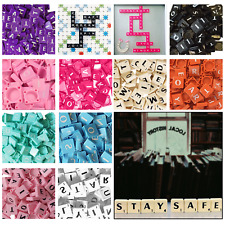 100 Plastique Scrabble Tuiles