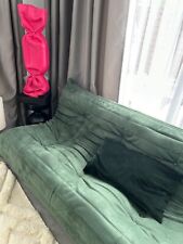 Canapé d’Angle en Alcantara - Style TOGO Vert Sapin – Design Contemporain !