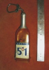 Key Ring Anisette Pastis 51 Keychain Bottle Containing 50cm Ribbon Meter