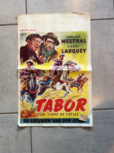 Affiche cinéma belge tabor - cinéma,