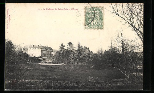 Cpa saint pois - saint, pois,