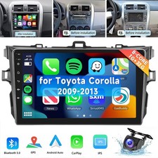 CarPlay Car Stereo Radio 32G GPS SWC with Camera For Toyota Corolla 2009-2013