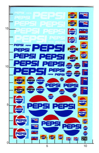 Décalcomanie pepsi - pepsi, 1/43