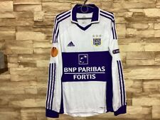 RSC ANDERLECHT 2011 2012 HOME SHIRT JERSEY LONG SLEEVE ADIDAS #3 Sz M