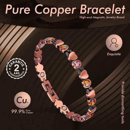 Bracelet femme cuivre pur 3500 - femme,