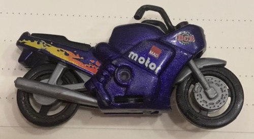 Mini moto violette - violette, miniature