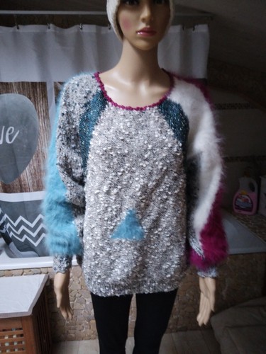 Superbe pull avec - superbe, angora