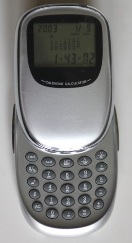 Calculatrice-réveil-