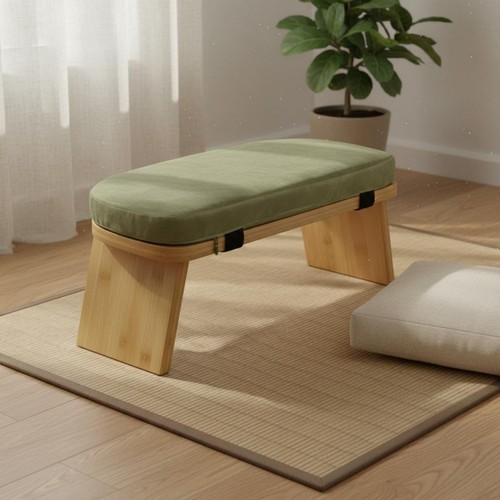 Banc méditation pliable en - méditation,