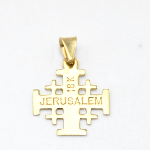 Pendentif croix jérusalem - de,