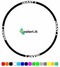 Kit de 16 autocollants en vinyle pour jantes de vélo VTT GIANT