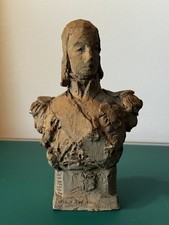 BUST OF THE YOUNG NAPOLEON BONAPARTE TERRACOTTA LATE NINETEENTH CENTURY HEIGHT 20cm