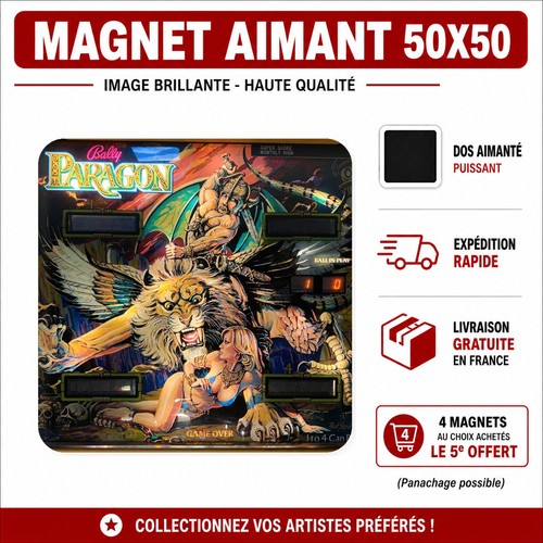 Magnet paragon bally - paragon, pinball