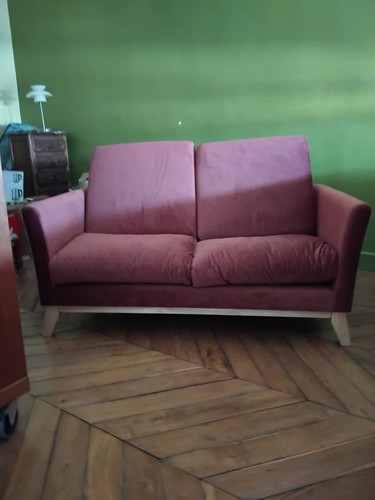 Canapé sofa velours - en,