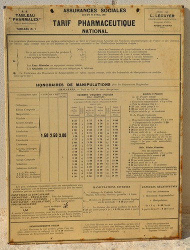 Glaçoïde 1930 pharmacie - glaçoïde,