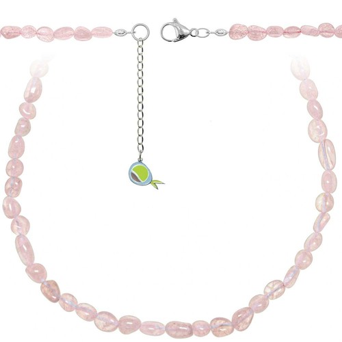 Collier quartz rose - quartz,