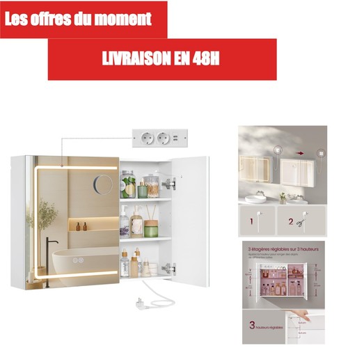Vasagle armoire murale - armoire, salle