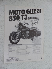catalogue brochure: MOTO GUZZI 850 T3 california & 850 T4
