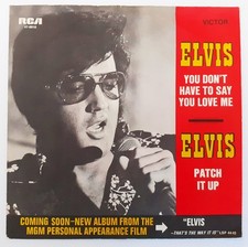 Vinyle 45 T Elvis Presley -