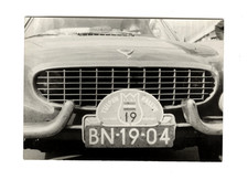 G1032b Volvo P1800. Rallye des Tulipes 1962.  Photo argentique