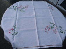 nappe ancienne vintage en lin