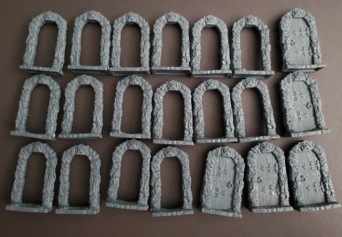 Heroquest complete door set - heroquest,