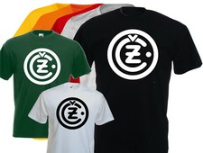 T-shirt marqué CZ, moto