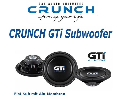 Crunch gti104 flat - crunch, subwoofer