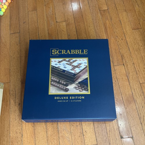 New scrabble deluxe - deluxe, edition