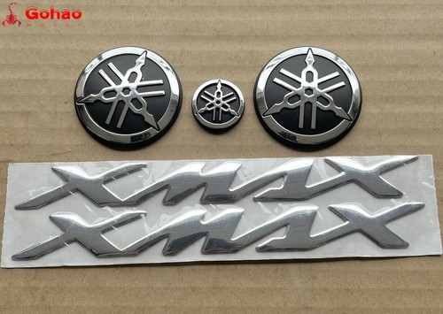 Chromed kit xmax sticker 3d - sticker, +