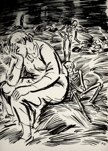 1941 frans masereel gravure - masereel,