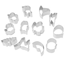  12 Pcs Moule A Biscuit Inox À Biscuits En Acier Inoxydable Boulangerie