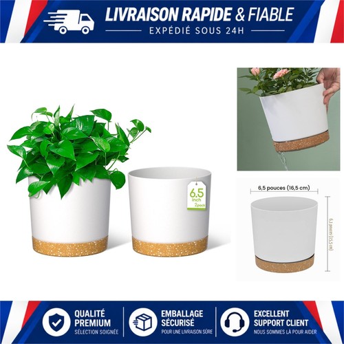 Zmtech lot pots de - zmtech, fleurs