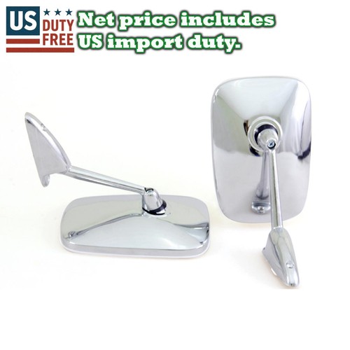 Chrome fender mirror set - fender,