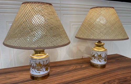 Paire lampes céramique - lampes,