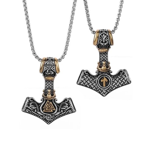 Collier thor hammer odin - thor,