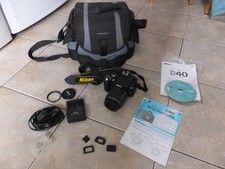 Nikon D40 Digital Camera + 18-55 ED Lens. Very Low Shutter Count of 1474. Minty
