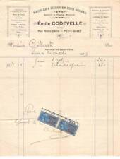 Invoice.AM19870.Givet.1923.Emile Codevelle.Furniture.Seats.Curtains.Hanging.Can