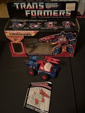1987 Hasbro G1 Transformers Targetmaster Crosshairs (Complete, Box w Inst)