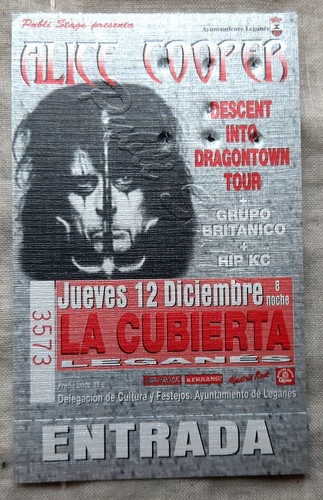 Ticket billet place concert - billet,