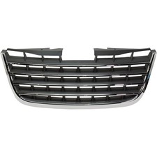 FOR 2008-2010 CHRYSLER TOWN & COUNTRY GRILLE CHROME TRIM WITH DARK GRAY INSERT