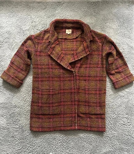 Manteau sézane laine motif - en,
