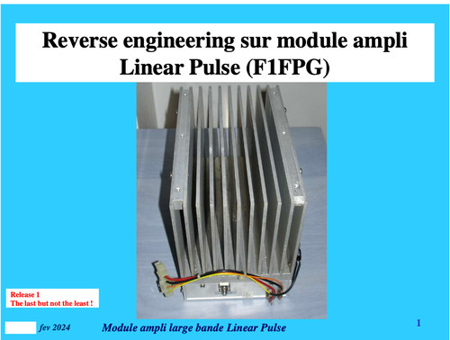 Linear pulse amplifier radio - amplifier, -radio