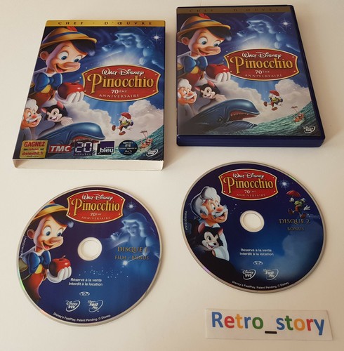 Dvd disney pinocchio - disney,