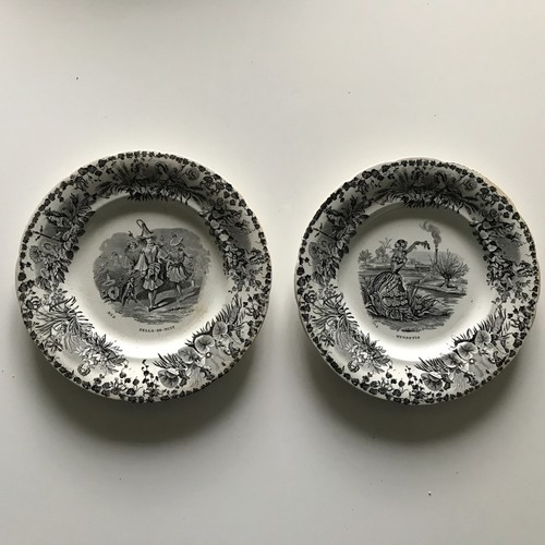 Lot assiettes anciennes - 2,
