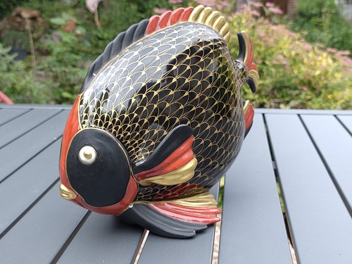Statue poisson décoratif