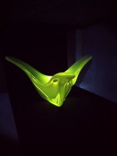 Large Manganese Enriched Glass Fruit Cup or Centerpiece 